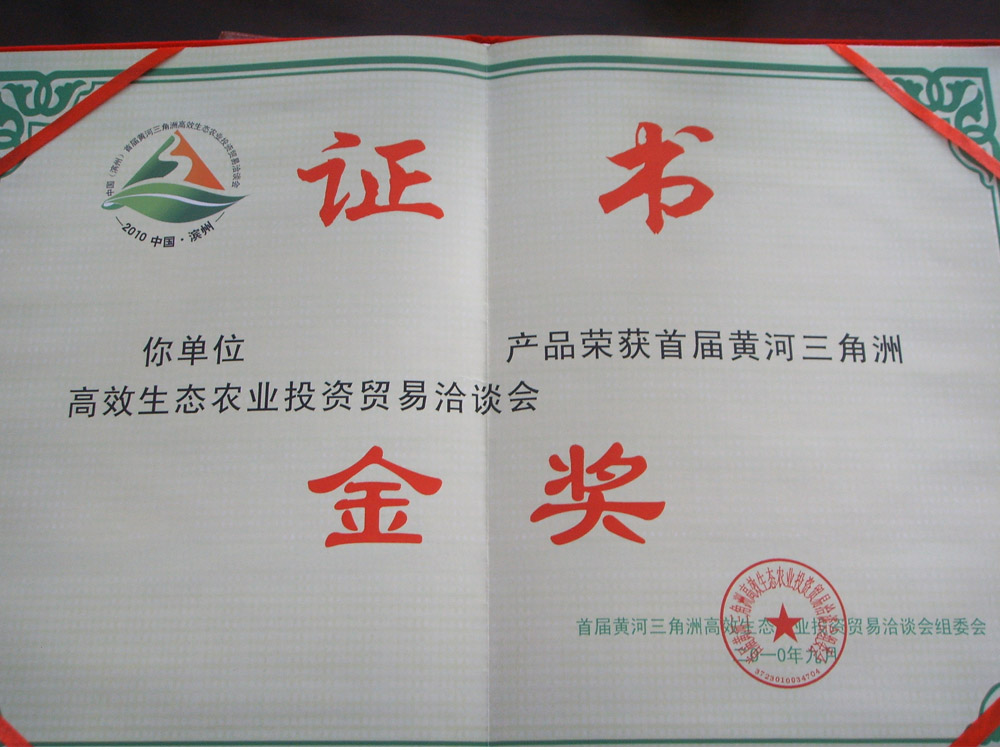 證書金獎